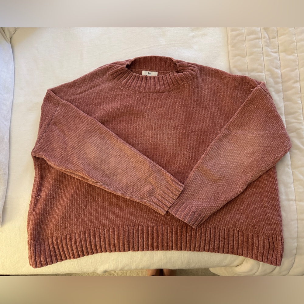 BP Nordstrom Dusty Rose Crew Neck Sweater